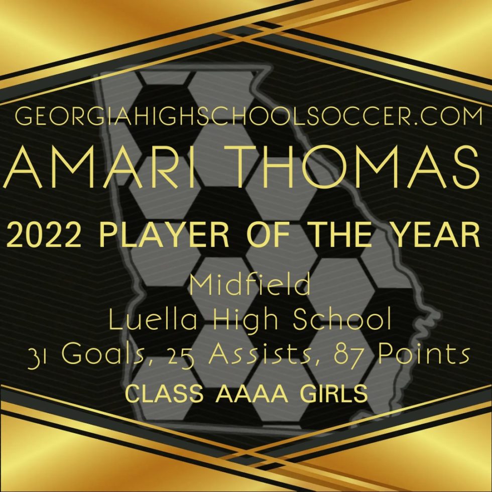 2022 Class Aaaa Girls Georgia High School Soccer